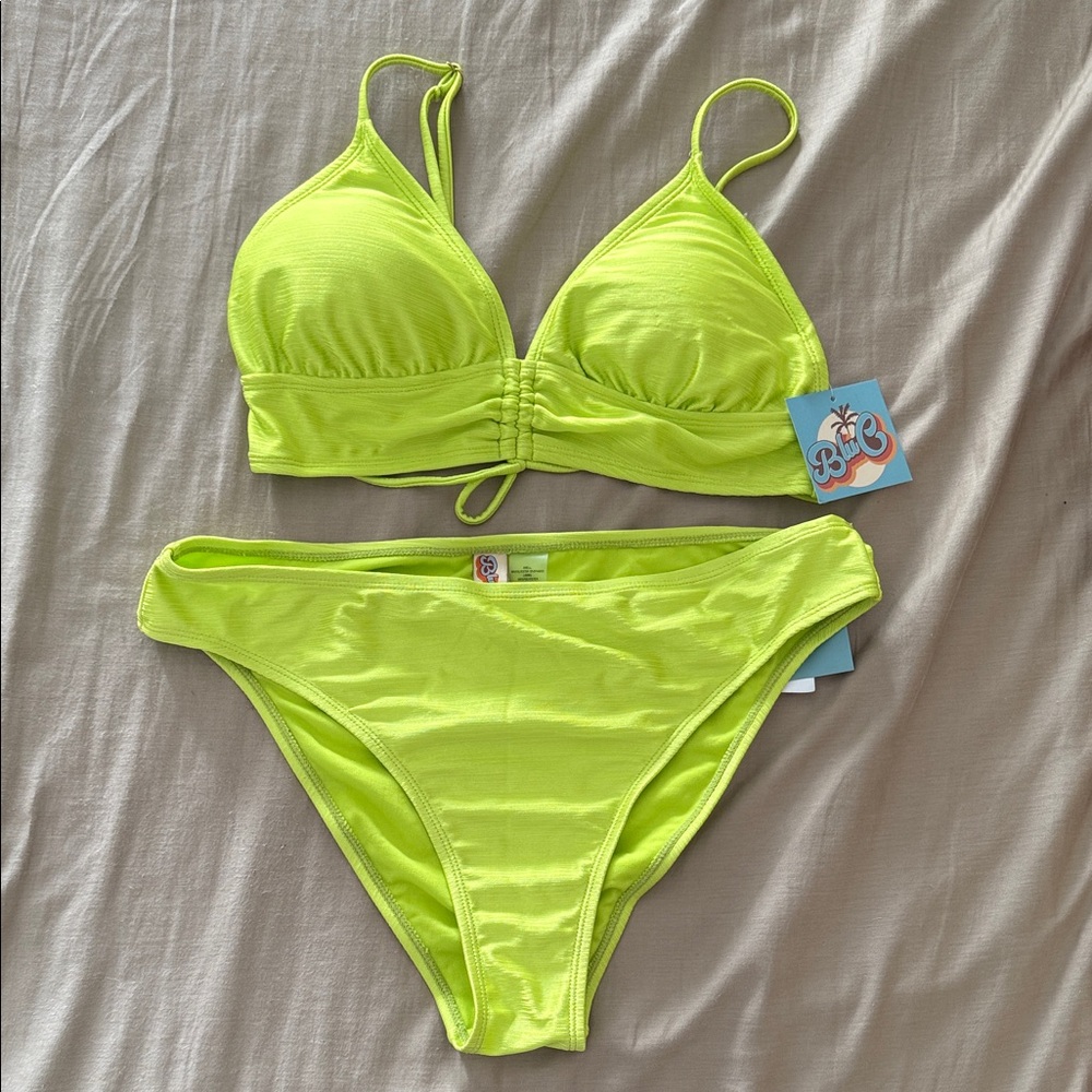 Bright Green Bikini Set